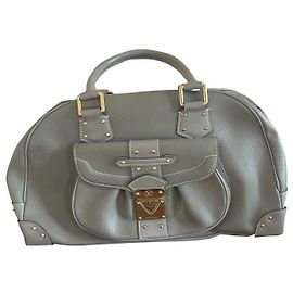Borsa a mano Louis Vuitton Suhali in pelle Taupe