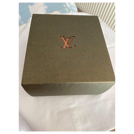 Louis Vuitton Gürtel aus braunem genarbtem Leder