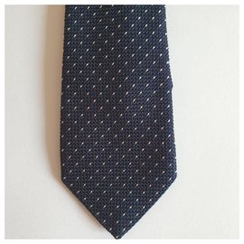 Cravatta Paul Smith in seta blu navy scuro con pois