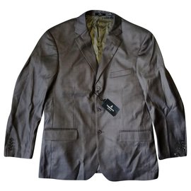 TORRENTE Couture Homme Cos 03 Kamelgrauer Anzug Jacke Blazer
