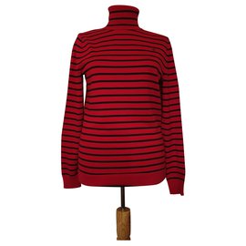 Maglione Polo Ralph Lauren a Righe Rosse in Cotone