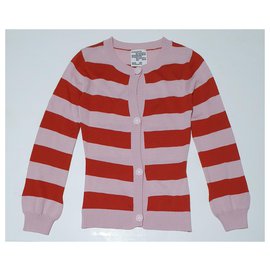 Cardigan a righe Baum und Pferdgarten Rosa in cotone