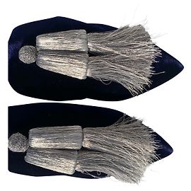 Ballerine SANAYI 313 in velluto blu Taglia 36