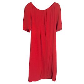 Vestido rojo de triacetato Vanessa Bruno