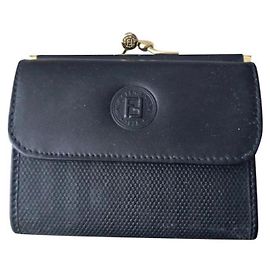 Cartera Fendi de tela negra