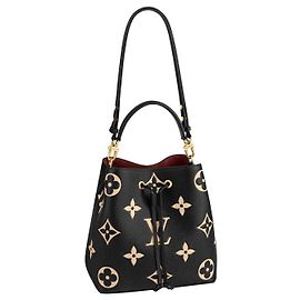 Louis Vuitton Neonoe Black Leather Handbag