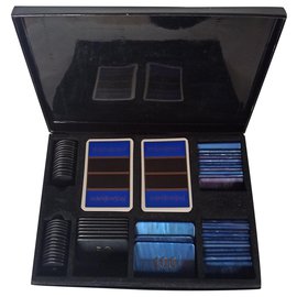 Yves Saint Laurent Grimaud Playing Cards and Mother of Pearl Tokens
