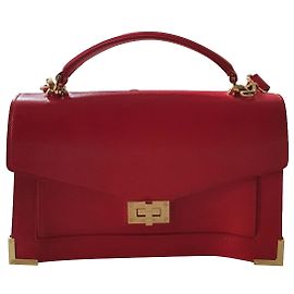 Borsa a mano in pelle rossa The Kooples