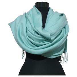 Autre Marque Sciarpa Giorgio Passigatti in seta e cashmere blu