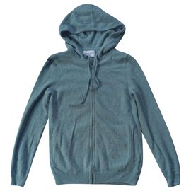 Eric Bompard Cashmere Hoodie Blau