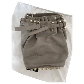Alexander Wang Diego Borsa Tote in Pelle Grigia