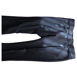 Pantaloni a sigaretta in lana nero Sportmax