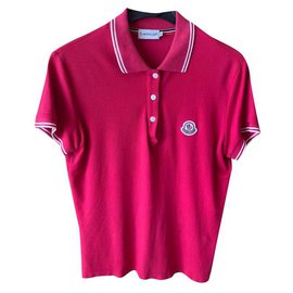 Polo Moncler Rojo de Algodón