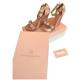 Autre Marque Mules compensées La Tropezienne en cuir rose taille 36