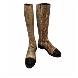 Increíble resorte CHANEL 1996 Botas hasta las rodillas - Chanel