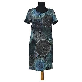 Autre Marque Robe Piu & Piu Multicolore Polyester Taille 38