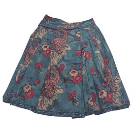 Gonna Kenzo in cotone stampato