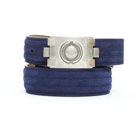 JUNGE MARINE SUEDE SILBER T.80 - Chanel
