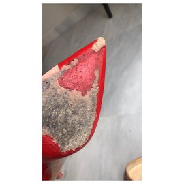 Echte Christian Louboutin so KATE nackte Pumps 120 Lack T.37