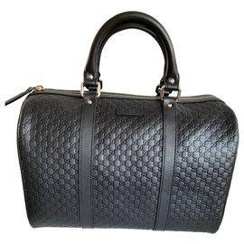 Borsa Gucci Guccissima in pelle nera