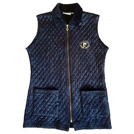 Pierre Cardin ärmellose Tunikajacke dunkelblau