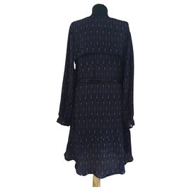 Noa Noa Kleid aus Viskose Lila Größe 38