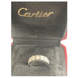 Cartier Alliance Ring aus Weißgold und Diamanten