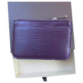 Louis Vuitton Portacarte e portamonete in pelle Epi.