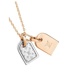 Collana girocollo con tag LV Nanogram - Louis Vuitton