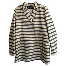 Abrigo Blazer Max & Co Beige de Algodón