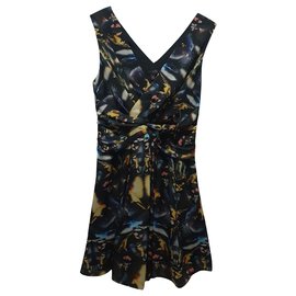 Ted Baker Blumenkleid aus Polyester M