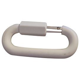 Moschettone Louis Vuitton Ciondolo Bianco Acciaio