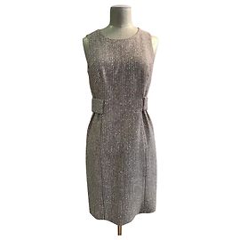 Ensemble Manteau et Robe Sans Manches Paule Ka en Tweed de Coton