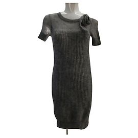 Ermanno Scervino Scervino Kleid graues Kleid