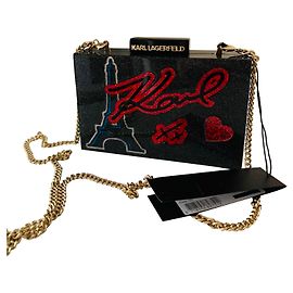 Bolso de mano Karl Lagerfeld Negro de Plástico