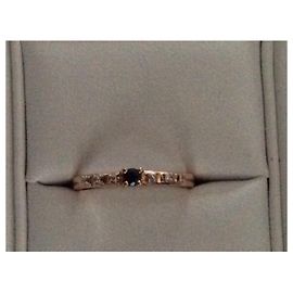 Mauboussin Emotionskapselring aus Roségold und blauem Saphir