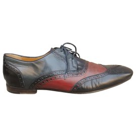 Gucci Richelieu brogue in pelle tricolore 42.5
