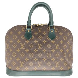 Louis Vuitton Alma Borsa a mano Monogramma Pelle Personalizzata