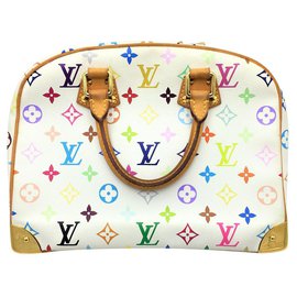 Louis Vuitton Borsa Trouville Murakami Bianca