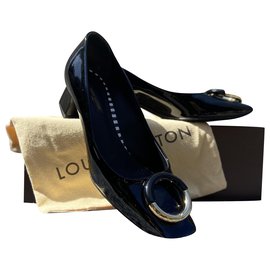 Décolleté Louis Vuitton Uptown in vernice nera