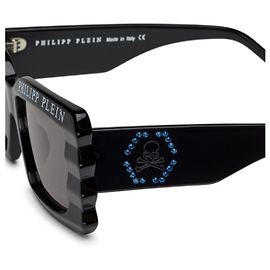 Occhiali da sole Philipp Plein neri in nylon e acetato