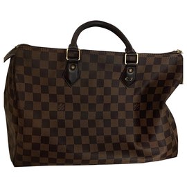 Borsa a mano Louis Louise in pelle marrone