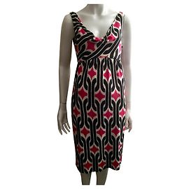 Diane Von Furstenberg Vestido de seda DvF Fran con estampado de Tarot