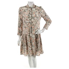 Cacharel Seidenkleid Mehrfarbig Größe M