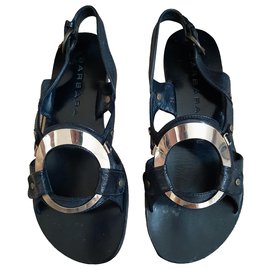 Barbara Bui Sandalen aus Leder Schwarz 38