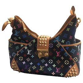 Borsa a mano Louis Vuitton Chrissie Nera in Pelle