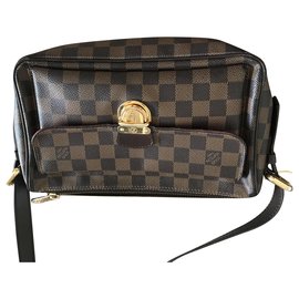 Louis Vuitton Black Leather Handbag
