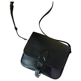 Louis Vuitton Cartouchière Tasche aus schwarzem Epi Leder