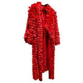 Autre Marque Abrigo Helen Yarmak de piel roja