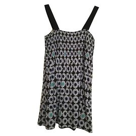 Top Massimo Rebecchi Alpha con estampado floral azul marino